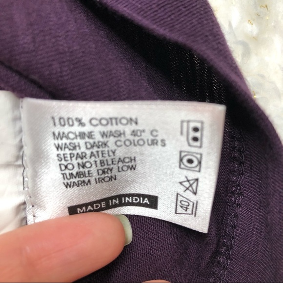 Quarter Sleeve front buttoned cotton top. Size - S - Picture 13 of 15